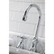 Kingston Brass KS2981ZX Millennium Widespread Bathroom Faucet W/ Brass Pop-Up, Chrome KS2981ZX - alternate 4